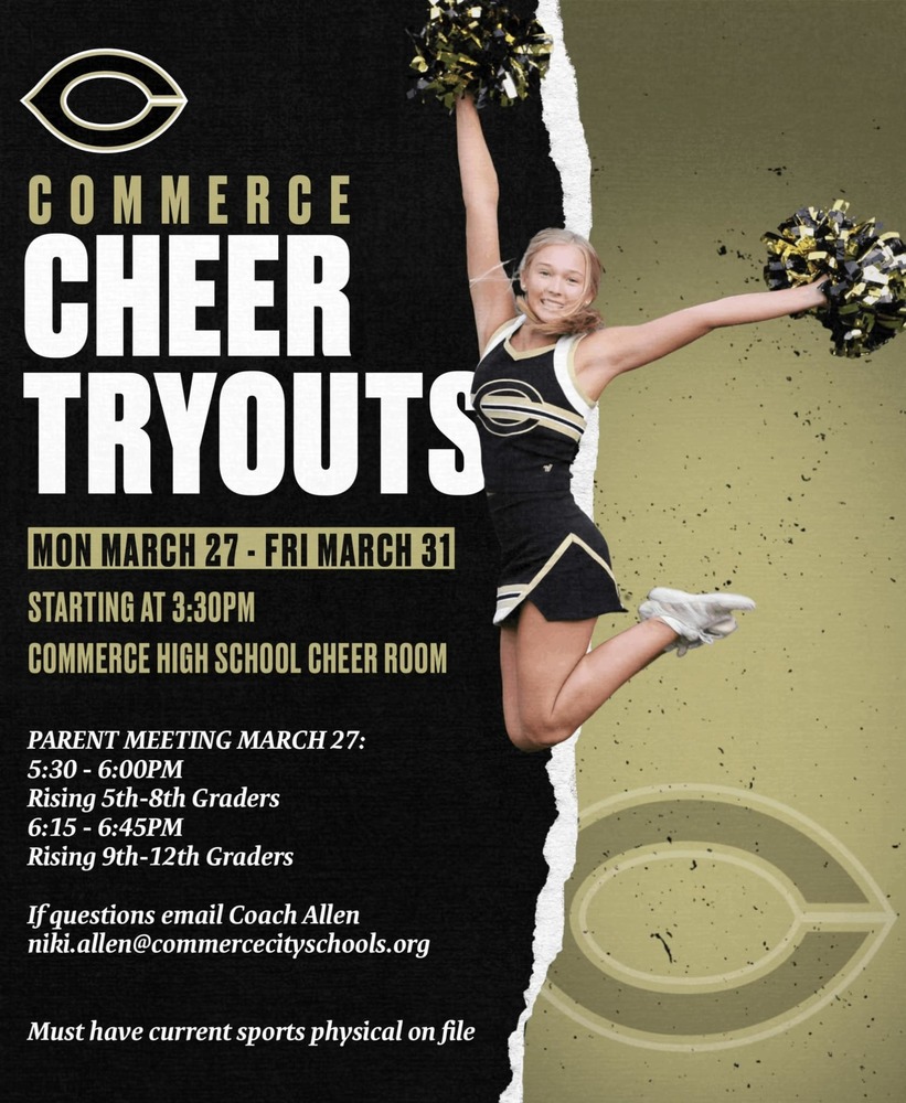 Cheer Tryouts poster