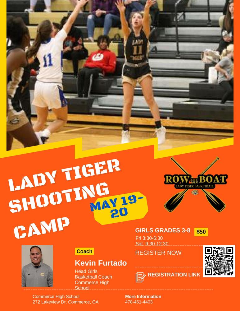 Lady Tiger Shooting Camp Flyer
