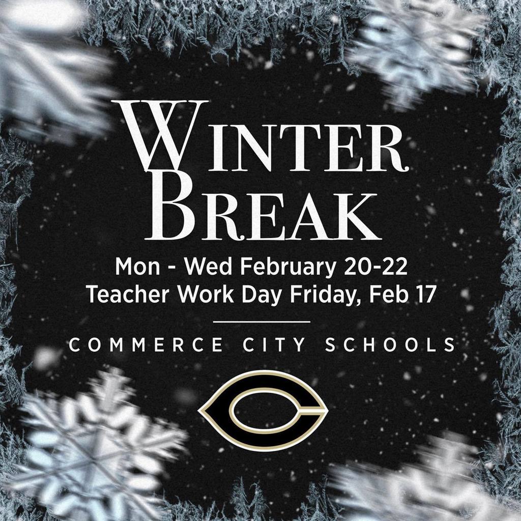 Winter Break schedule