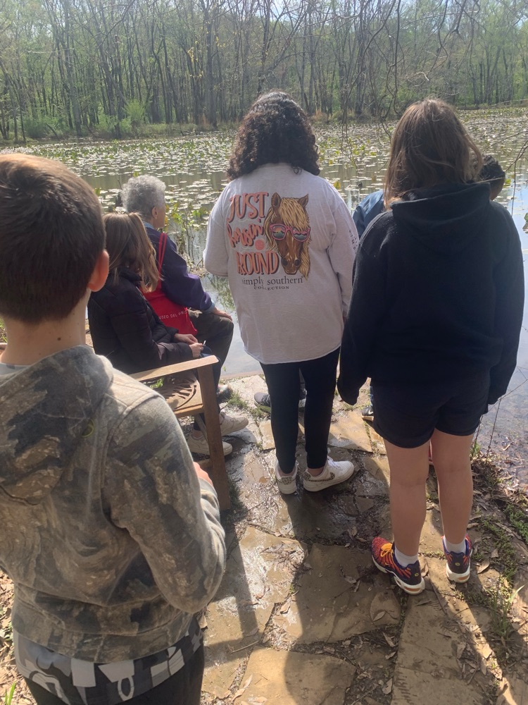 students at sandy creek nature center