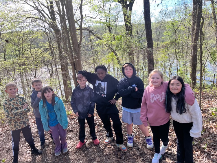 students at sandy creek nature center